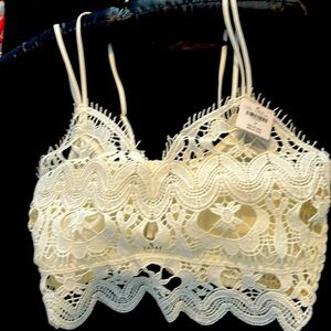 Anthropologie lace bralette